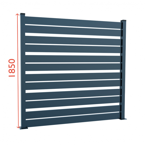 Modulárne Hliníkové oplotenie 1850mm TIA 120-A - detail 1 - detail 1