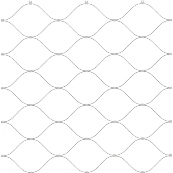 Sieť - lanková výplň - detail 7 - detail 7