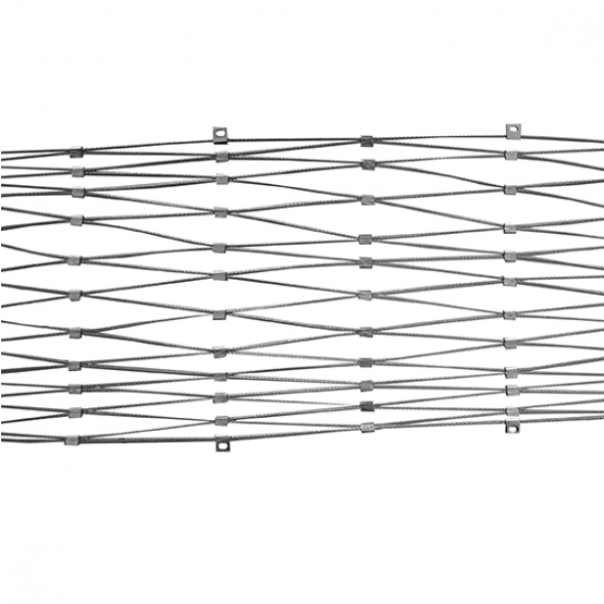 Sieť - lanková výplň - detail 3 - detail 3