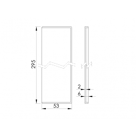 Záslepka pre profil AL/0011-N-E pre schody - detail 1 - detail 1