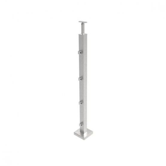 Stĺpik, vrchné kotvenie - rovné - detail 1 - detail 1