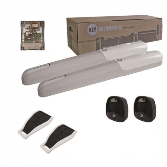 Key pohon pre dvojkrídlovú bránu, sada s fotobunkami - detail 2 - detail 2