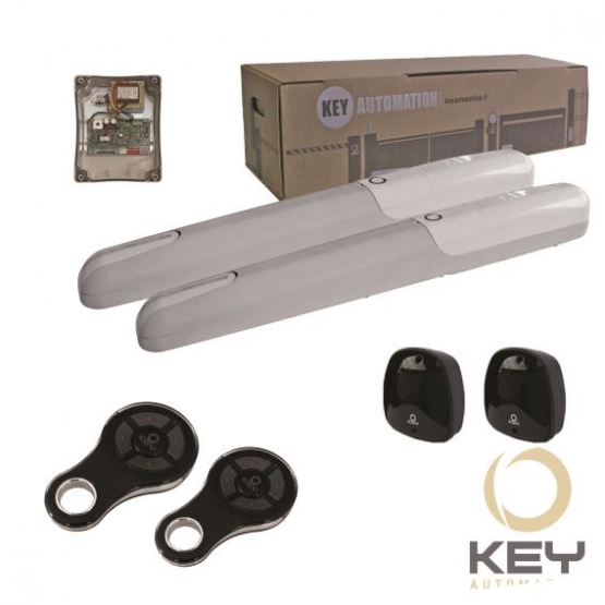 Key pohon pre dvojkrídlovú bránu, sada s fotobunkami - detail 3 - detail 3