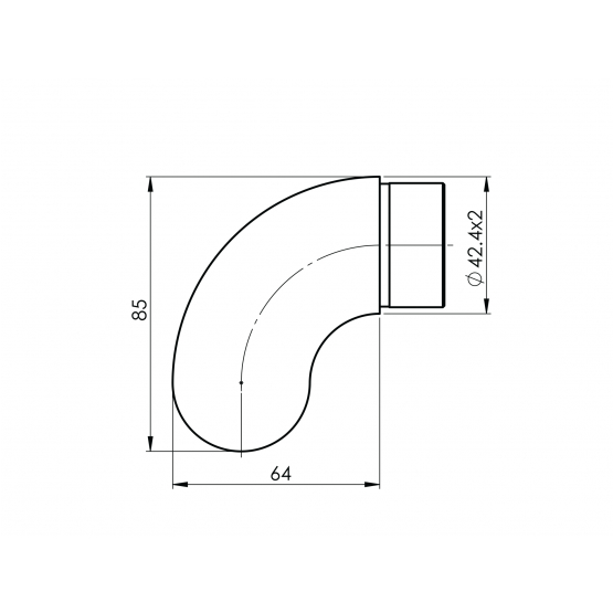 Záslepka - ukončenie madla - detail 2 - detail 2