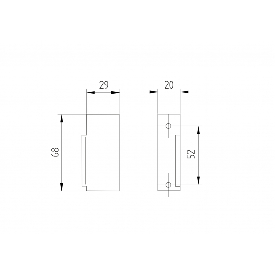 Zámok elektromagnetický, 12-24V AC/DC - detail 2 - detail 2