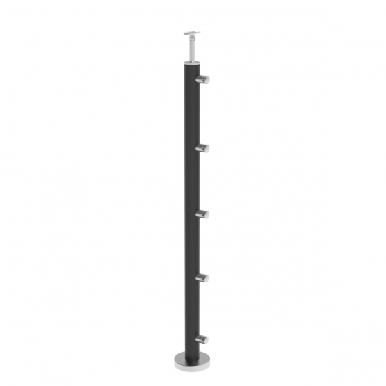 Stĺpik pre nerezové zábradlie, vrchné kotvenie - detail 1 - detail 1