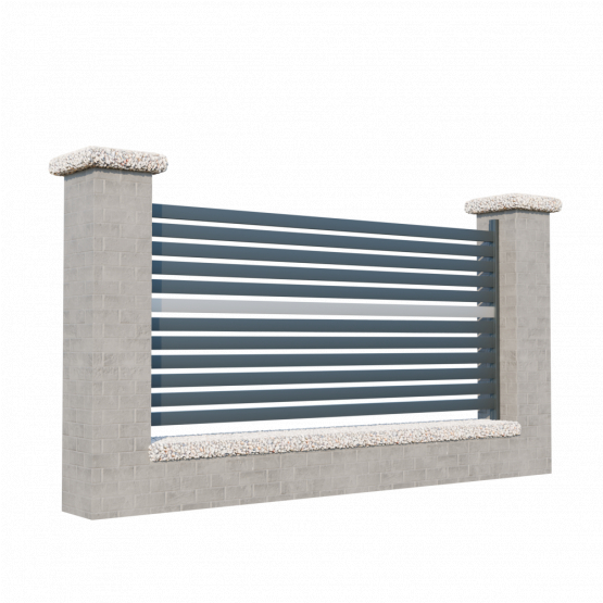 Modulárne Hliníkové oplotenie 925mm SIA 50-A1S - detail 1 - detail 1