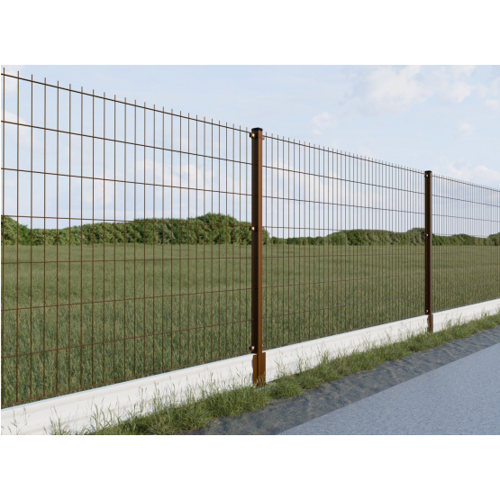 Stĺpik 60x40mm ZnPVC 2600mm hnedá - detail 1 - detail 1