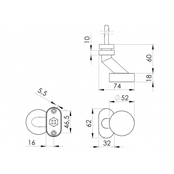 Guľa pevná - 1ks AISI 304, K320, - detail 3 - detail 3