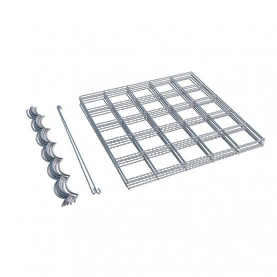 Gabiónový kôš 50x50x50cm oko 10x10cm priebežný - detail 1 - detail 1