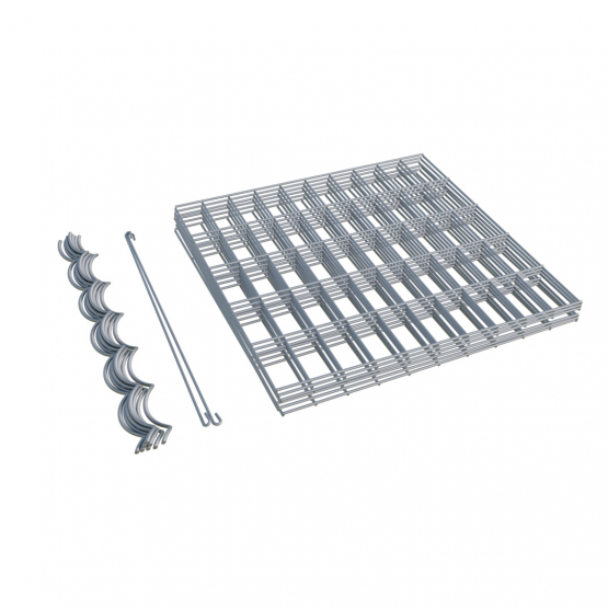 Gabionový koš 50x50x50cm oko 5x10cm koncový / samostatný - detail 1