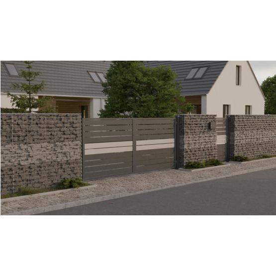 Gabiónový kôš 100x100x50cm oko 5x10cm koncový / samostatný - detail 2 - detail 2