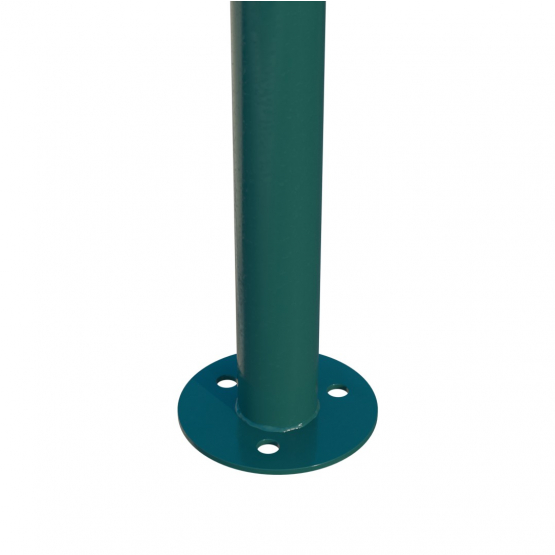 Stĺpik D48mm s pätkou ZnPVC 1800mm zelená - detail 1 - detail 1