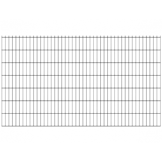 Zváraný plotový panel N2D 2500x1430mm D5/4/5mm čierna - detail 2 - detail 2