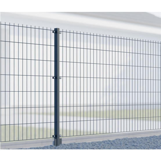 Stĺpik 60x40mm ZnPVC 2000mm antracit - detail 1 - detail 1