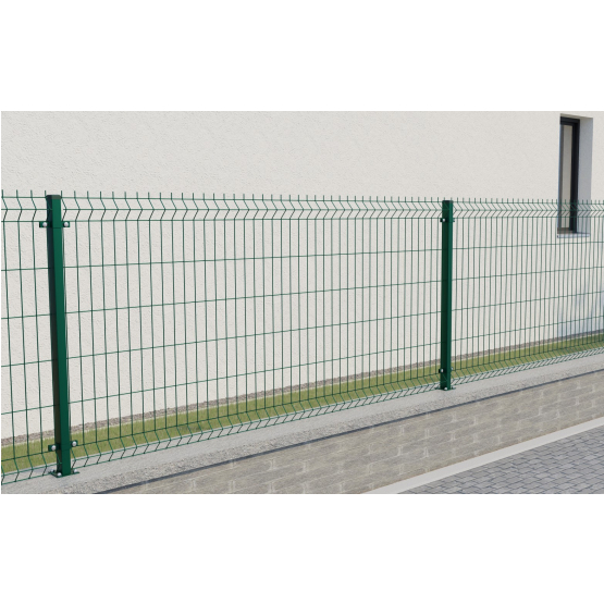 Stĺpik 60x40mm s pätkou ZnPVC 1600mm zelená - detail 2 - detail 2