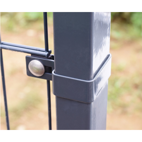 Objímka koncová na stĺpik ZnPVC 60x40mm antracit - detail 2 - detail 2