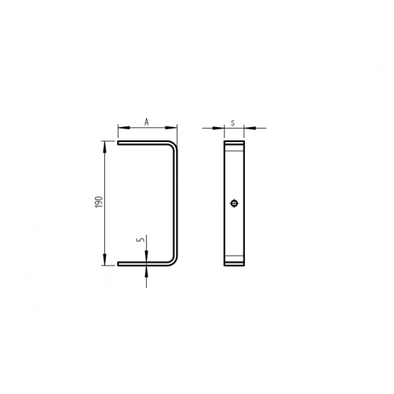 Krabica zámková - uzáver 30x190mm - detail 2 - detail 2