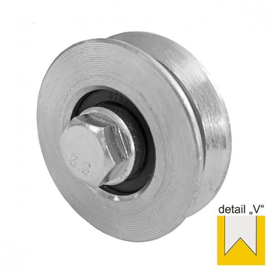 Koliesko pojazdu - V, Zn, D80mm - detail 1 - detail 1