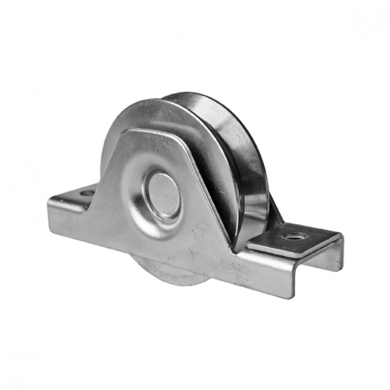 Pojazdové koliesko komplet -V, Zn, D100 mm - detail 1 - detail 1