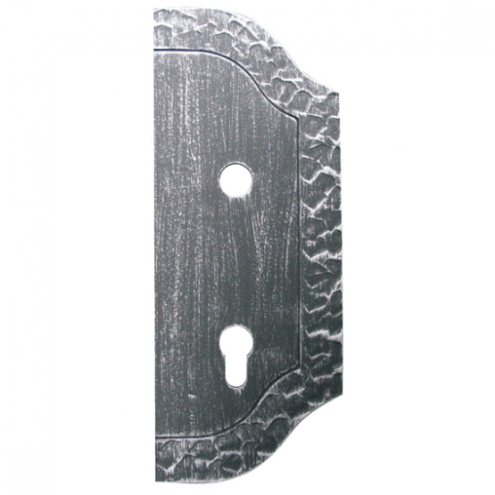 Štítok bránový zdobený P 265x105, t3, a90, D19mm - detail 1 - detail 1