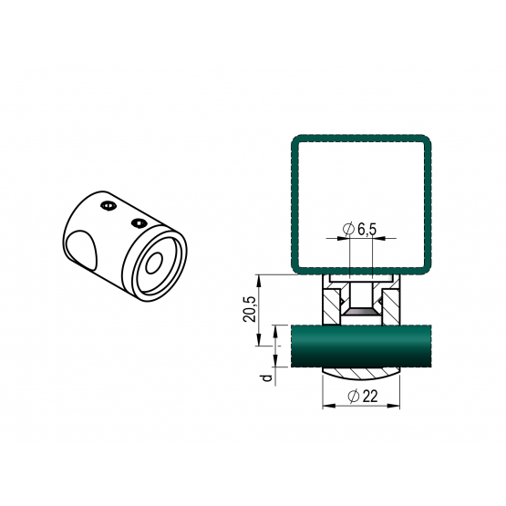 Držiak výplne - detail 2 - detail 2
