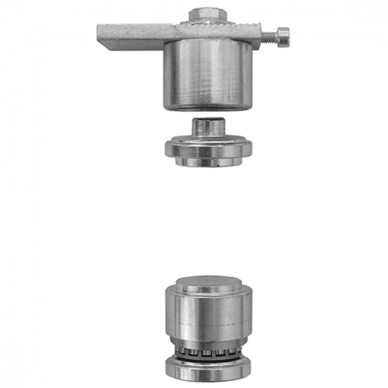 Záves pre ťažké brány (vrchný+spodný) D44 - detail 1 - detail 1