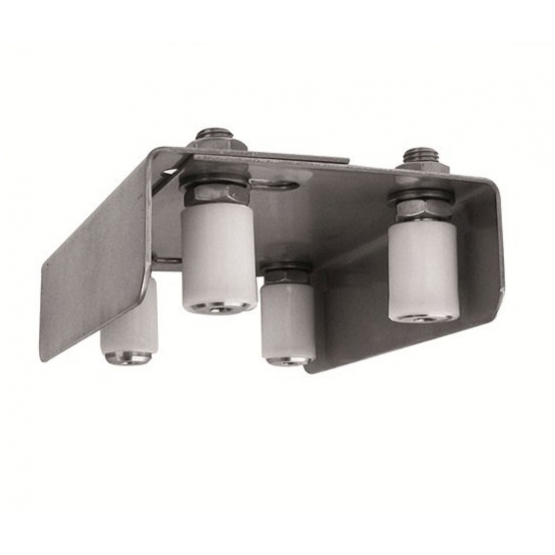 Vedenie horné 4 rolky INOX, 135-175x220mm - detail 1 - detail 1