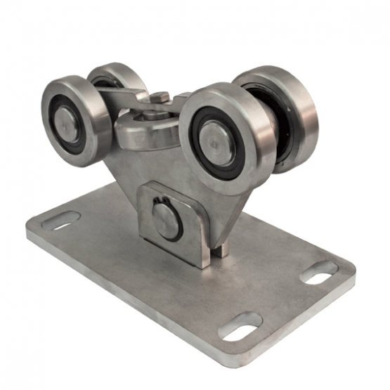 Vozík nosný s jednou platňou INOX, profile 60x60 - detail 1 - detail 1