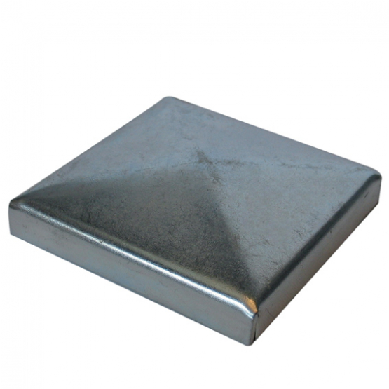 Krytka na stĺpik, pozinkovaná 40x40, h15, t1,2mm, Zn - detail 1 - detail 1