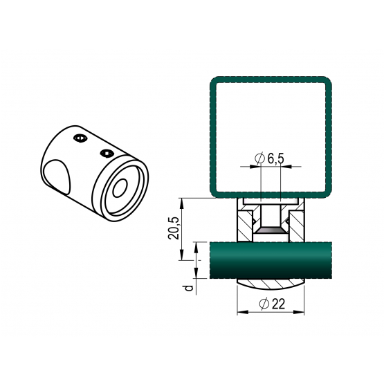 Držiak výplne - detail 2 - detail 2