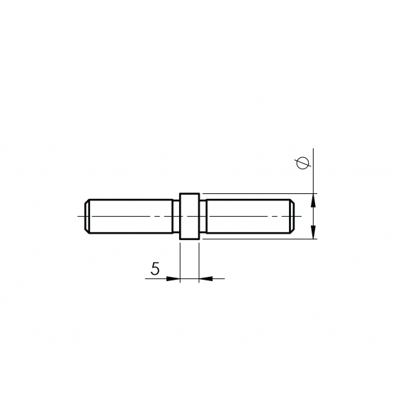 Prechod - spojka výplne - detail 2 - detail 2