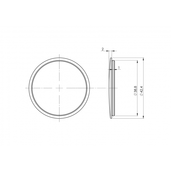 Záslepka madla, solid - detail 5 - detail 5