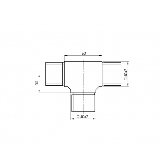 Prechod madla -T priamo - detail 2 - detail 2