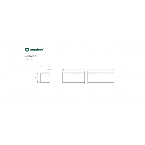 Profil brúsený - detail 2 - detail 2