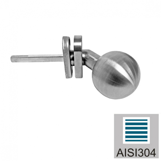 Guľa pevná - 1ks AISI 304, K320, - detail 1 - detail 1