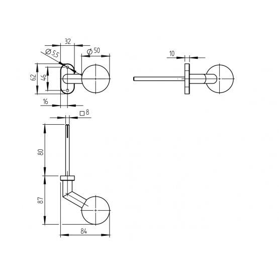Guľa pevná - 1ks AISI 304, K320, - detail 3 - detail 3