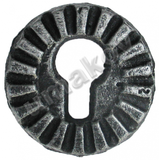 Štítek zámkový-fab cast iron, D68mm