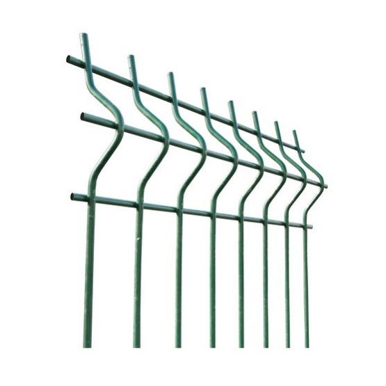 Svařovaný plotový panel 3D ZnPVC 2500x1730x5mm zelená