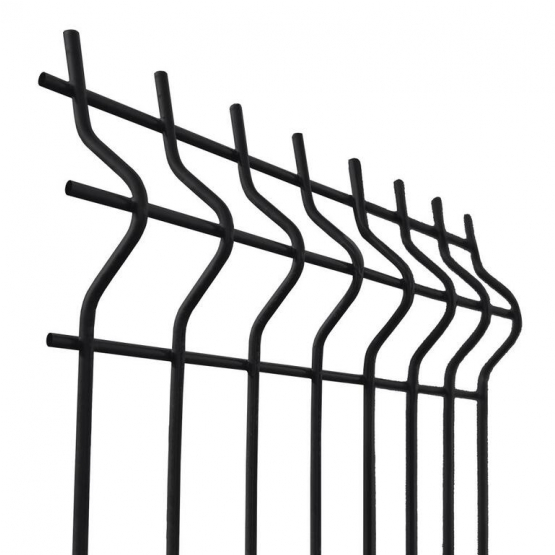 Svařovaný plotový panel ZnPVC 2500x1530x4mm černá