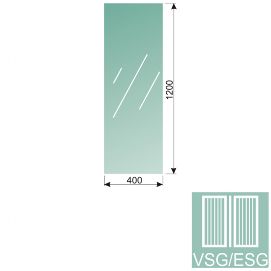 Čiré, kalené lepené sklo VSG/ESG