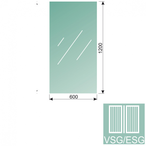 Čiré, kalené lepené sklo VSG/ESG