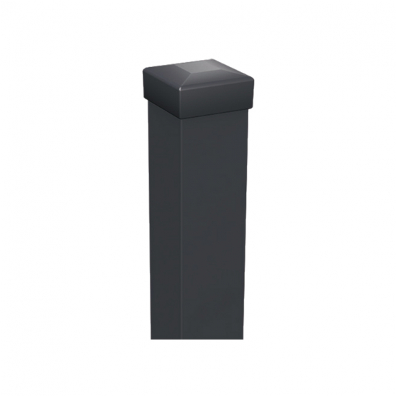 Sloupek Ocelový dorazový k bránce IMPERIAL 100x100x2700mm, Antracit