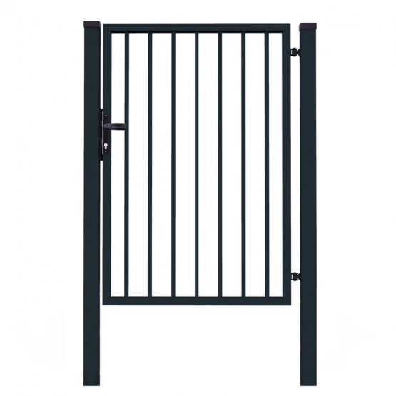 Branka 1kř. Industry ZnPVC 1000x1500mm, antracit se sloupky
