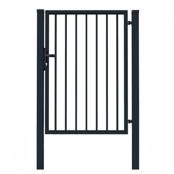 Branka 1kř. Industry ZnPVC 1000x1800mm, antracit se sloupky