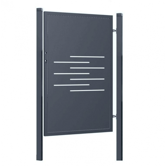 Designová branka LINE 1kr. 1000x1500mm antracit