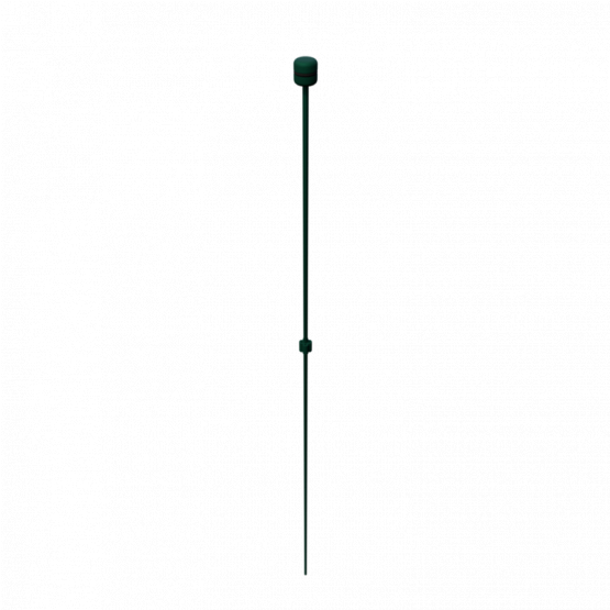 Opěrná tyč k rostlinám ZnPVC 1750mm zelená