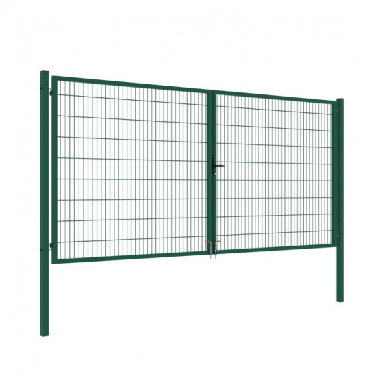 Brana 2Kr. 2D BOX ZnPVC  4000x1700mm, zelená