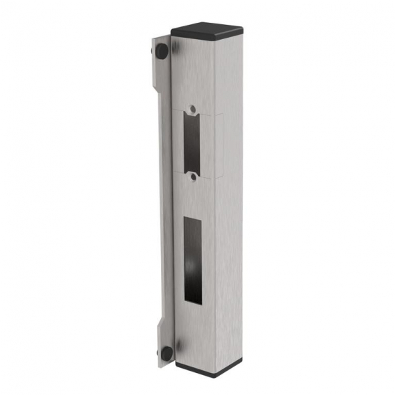 Doraz branky pro elektromagnetický zámek 40x40 Inox
