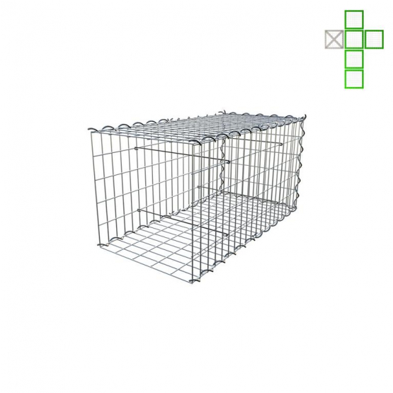 Gabionový koš 100x50x50cm oko 5x10cm průběžný